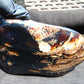 120 gram Slab Slim polished Indonesian Purple Blue Amber for Healing 25A197