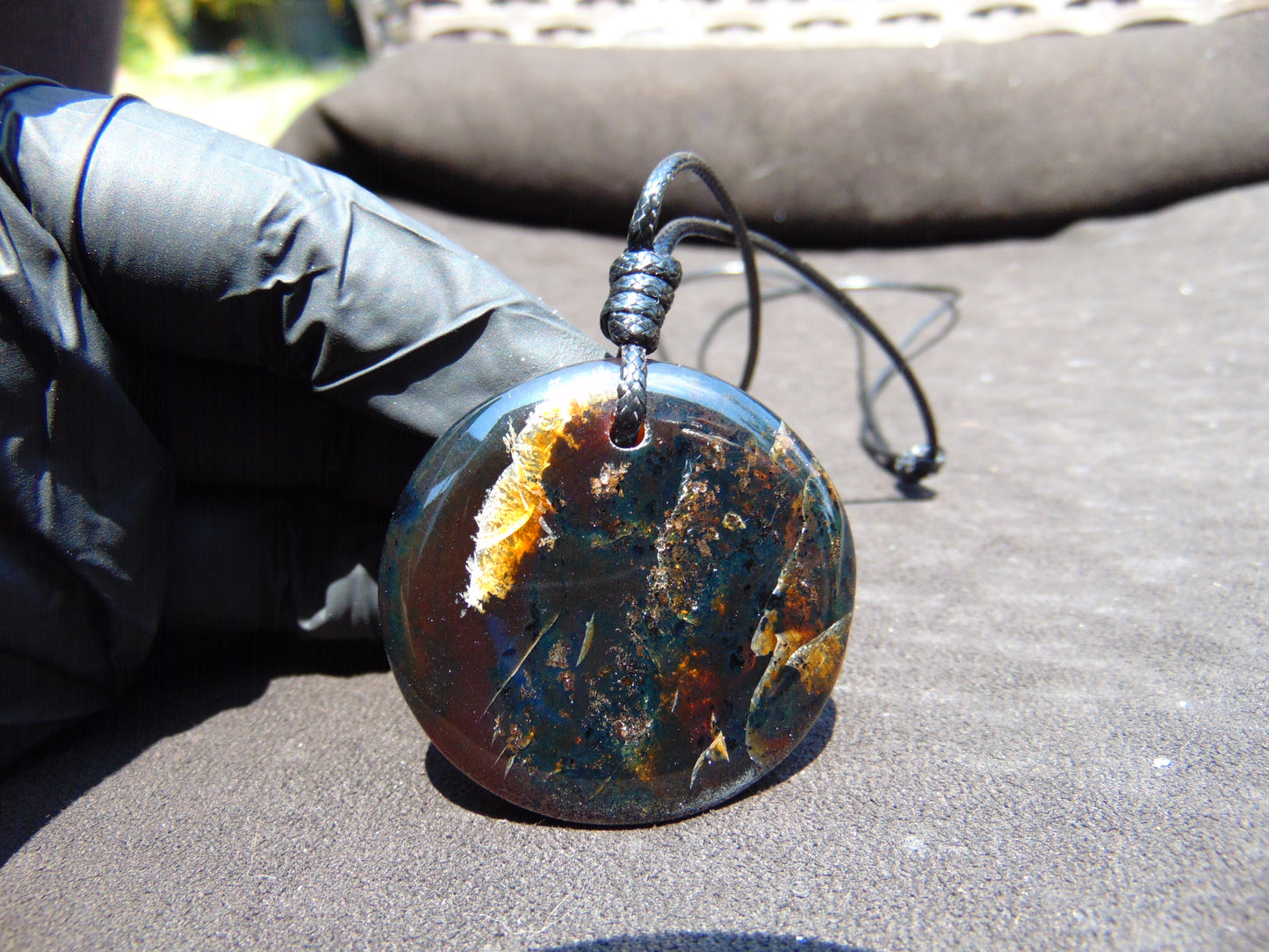 12 gr Chip Pendant Indonesian Amber for Healing AJ67