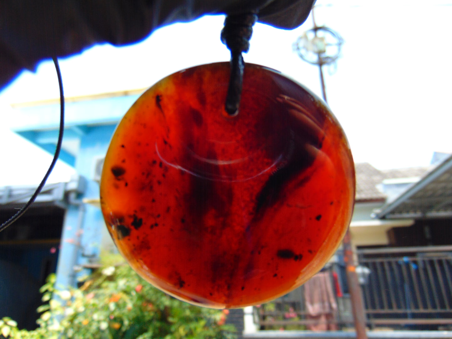 17 gr Chip Pendant Indonesian Amber for Healing AJ68