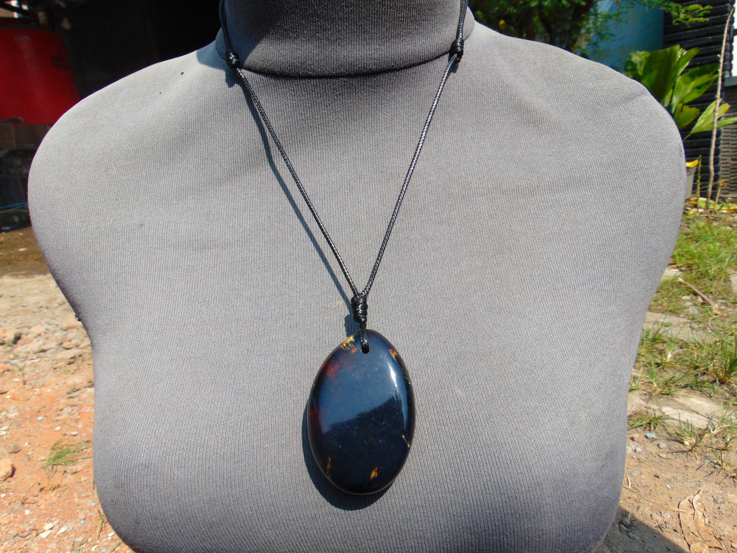27 gram Pendant Indonesian Blue Amber for Healing 26A339