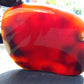 219 gram Slab  polished Indonesian Dark Red Amber for Healing 25N167