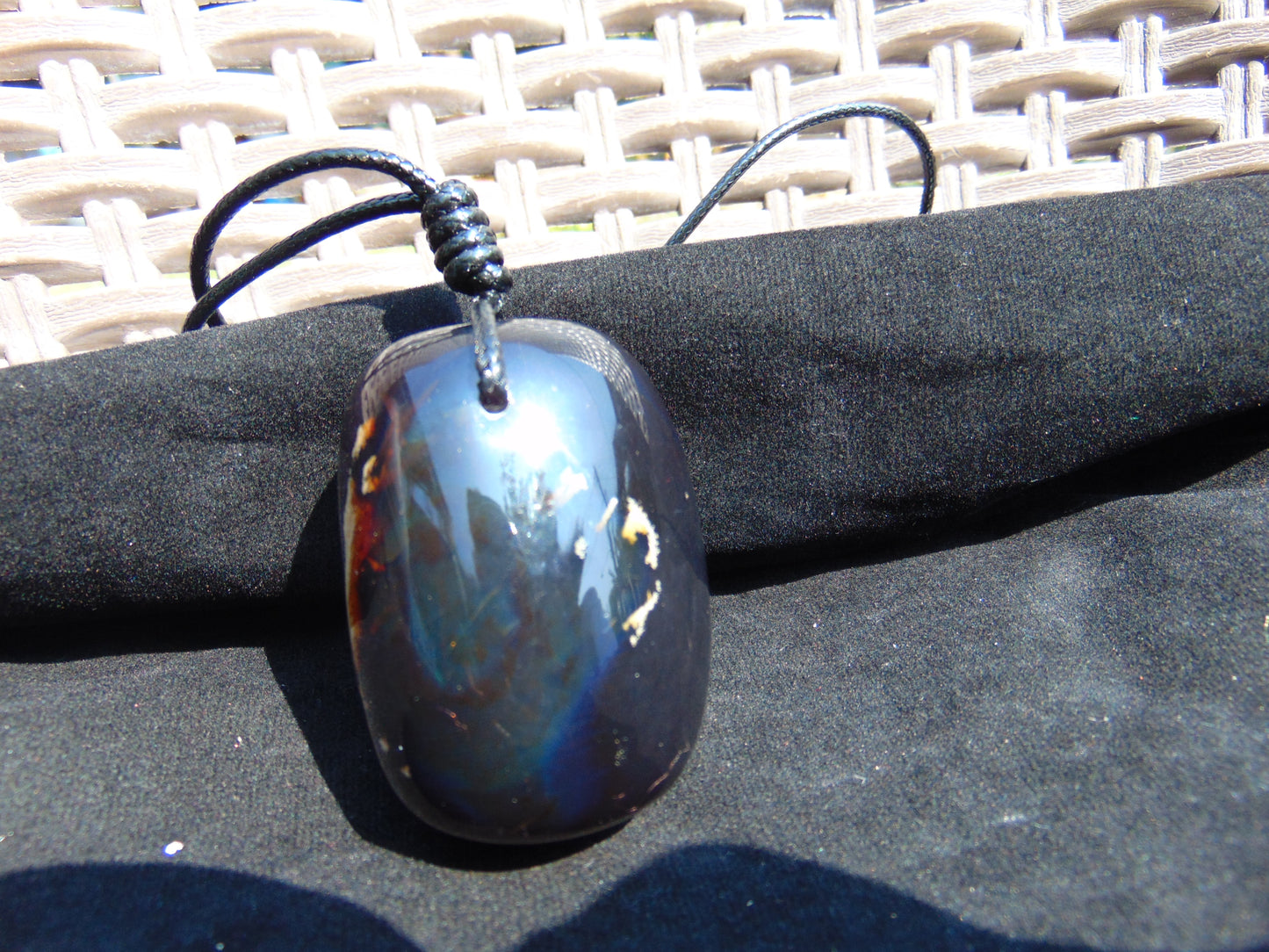 50 gram Pendant Indonesian Blue Amber for Healing 26N148