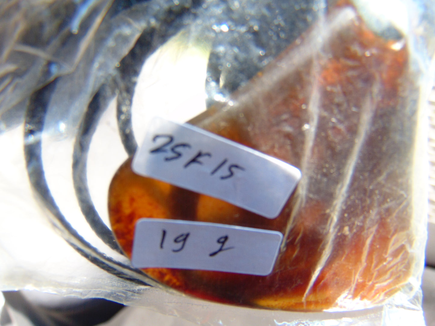 19 gr Pendant Indonesian Cherry Amber for Healing 25F15