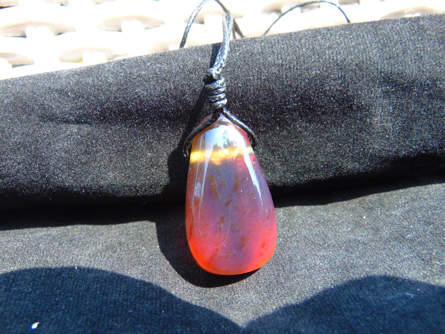 7 gram Pendant Indonesian Blue Amber for Healing 25Y331