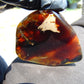 85 gram Slab  polished Indonesian Sumatra Blue Red Amber for Healing 25Y114