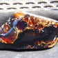 107 gram Slab polished Indonesian Sumatra Mushroom Inclusion Purple Amber for Healing 25Y128