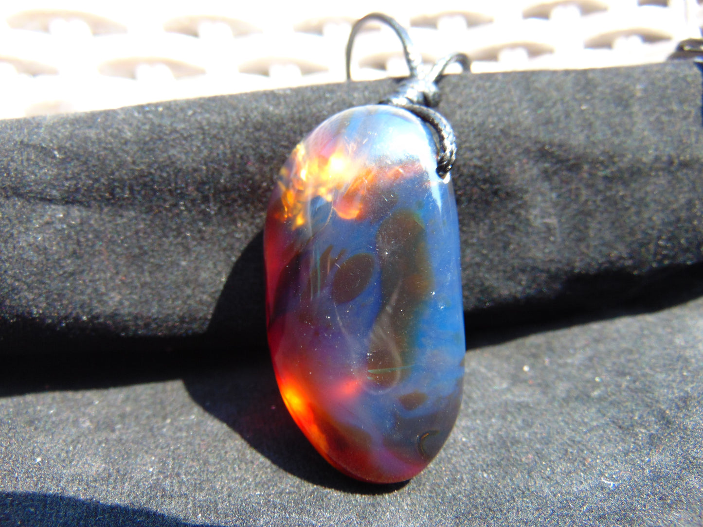 19 gram Pendant Indonesian Blue Amber for Healing 26A371