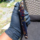 107 gram Slab polished Indonesian Sumatra Mushroom Inclusion Purple Amber for Healing 25Y128