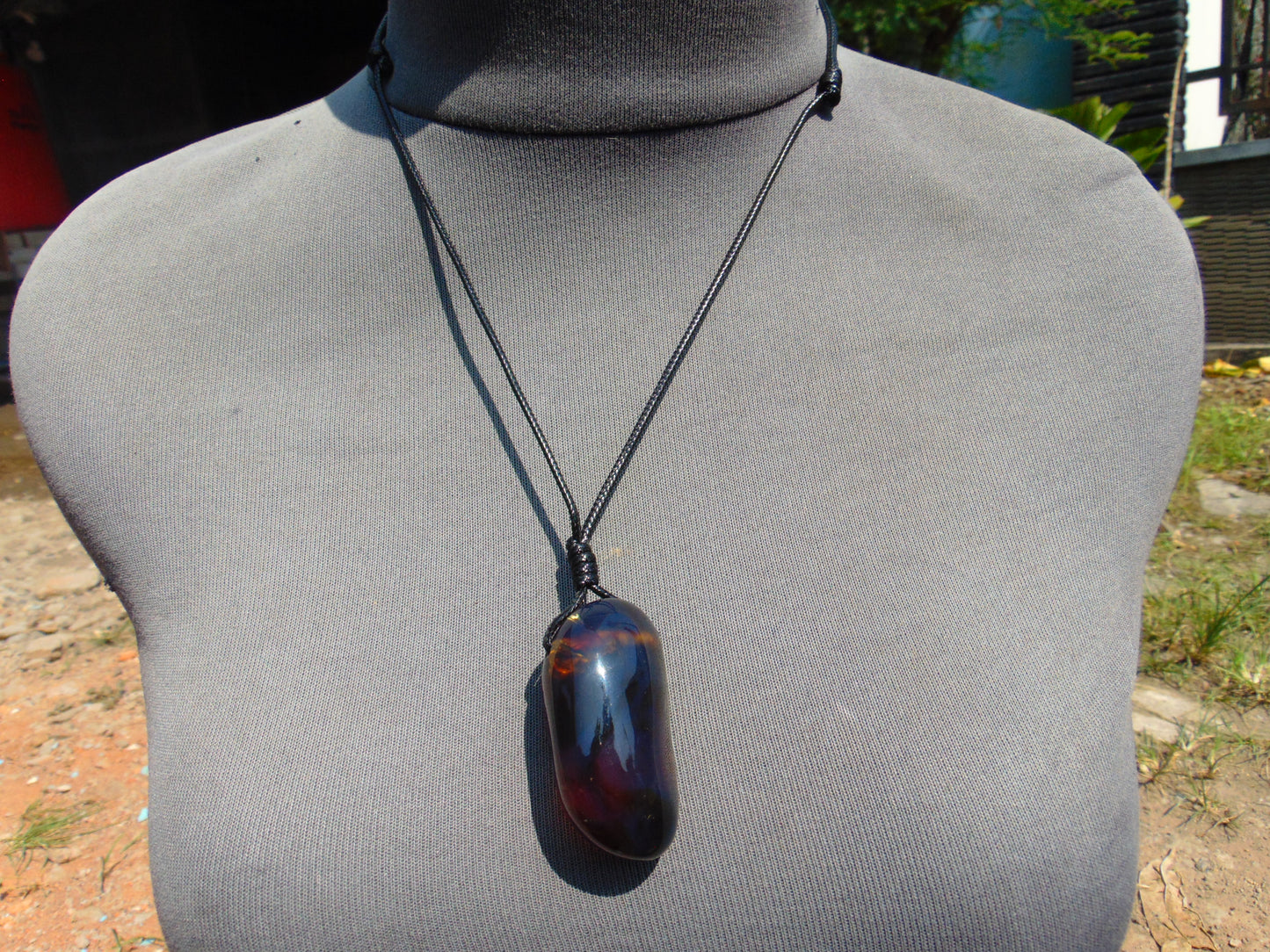 19 gram Pendant Indonesian Blue Amber for Healing 26A371