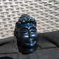 282 gr Buddha head carving 119x73x65 mm on Indonesian Black Blue Amber for Healing BD3D1