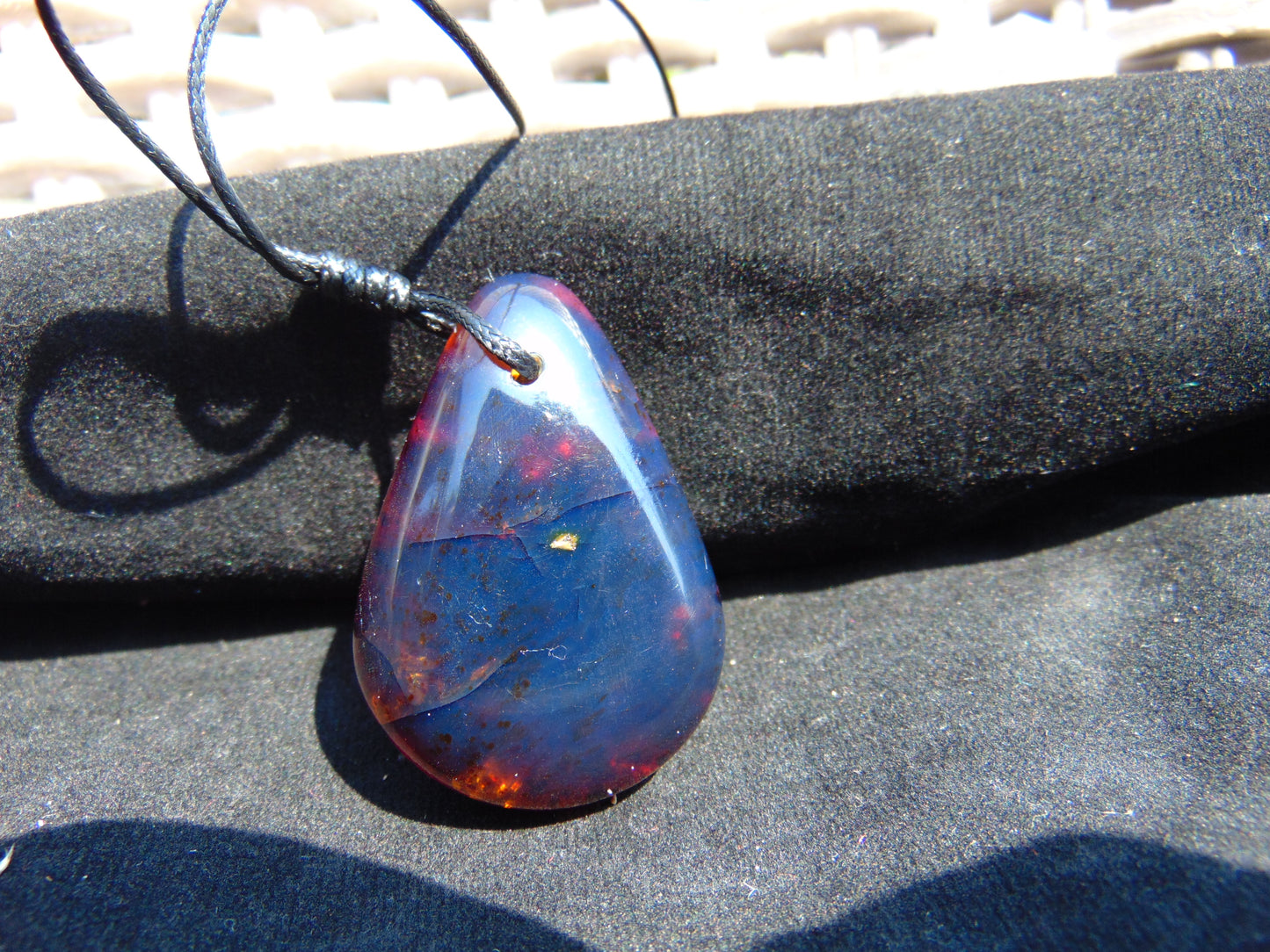 15 gram Pendant Indonesian Blue Amber for Healing PCA1K10