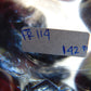 142 gr 7 Square Beads Bangle Indonesian Sumatra Dark Blue Amber for Healing FR114
