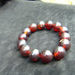 31 gram 14 Beads Mala Bracelet Indonesian Cherry Red Amber for Healing A14G281