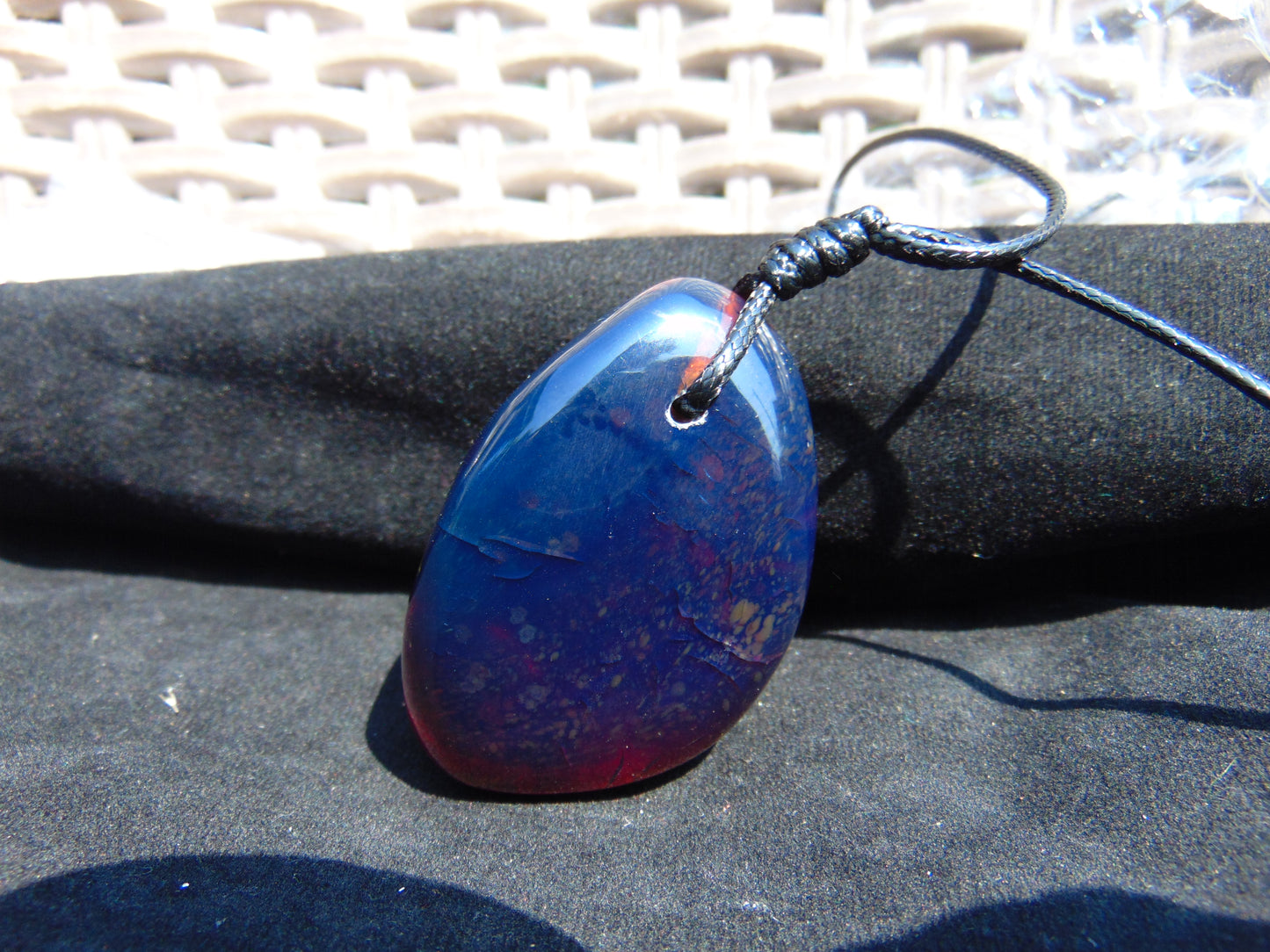 41 gram Pendant Indonesian Blue Amber for Healing 26A431
