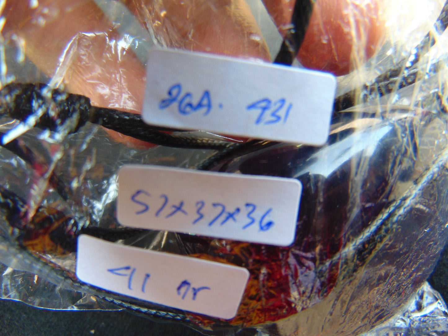 41 gram Pendant Indonesian Blue Amber for Healing 26A431