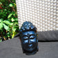 282 gr Buddha head carving 119x73x65 mm on Indonesian Black Blue Amber for Healing BD3D1