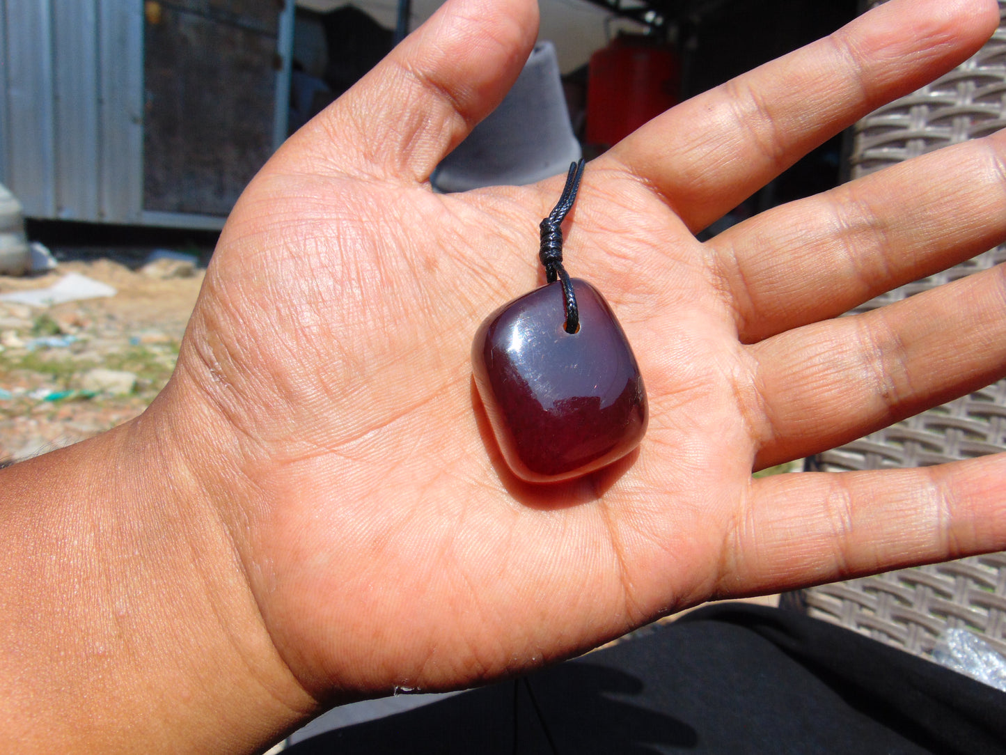 10 gram Pendant Indonesian Blue Amber for Healing PBY442