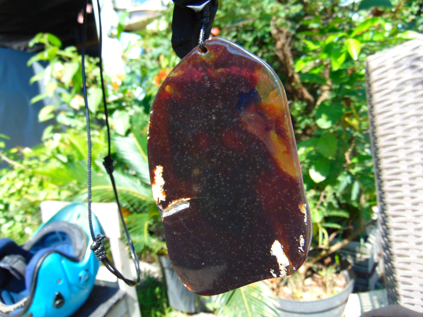 65 gr Skull carving Pendant Indonesian Amber for Healing S2D11