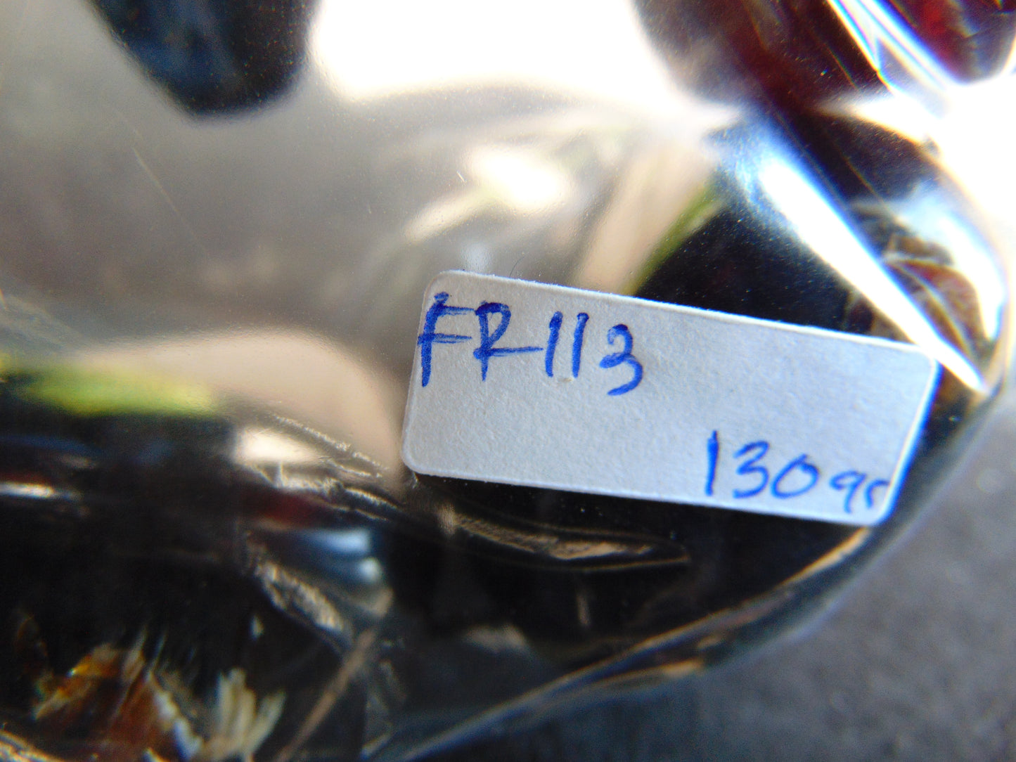 130 gr 7 Square Beads Bangle Indonesian Sumatra Dark Blue Amber for Healing FR113