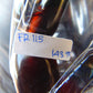 143 gr 7 Square Beads Bangle Indonesian Sumatra Red Blue Amber for Healing FR115