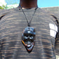35 gr Skull carving Pendant Indonesian Amber for Healing S2D8
