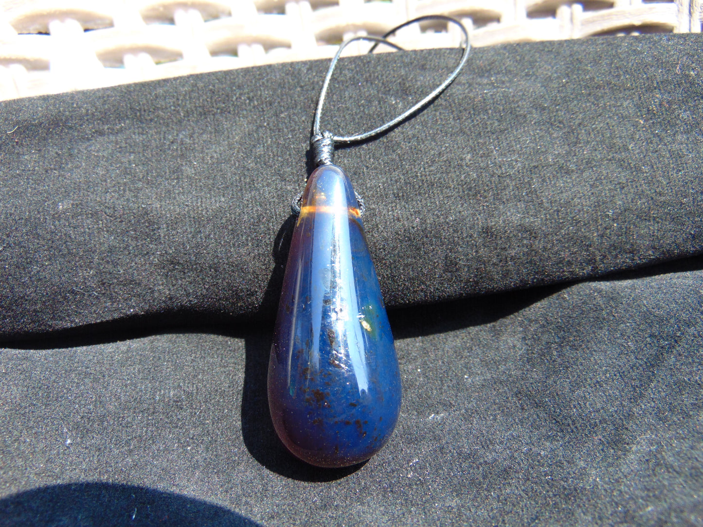 14 gram Pendant Indonesian Blue Amber for Healing PCY633