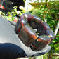 137 gr 7 Square Beads Bangle Indonesian Sumatra Dark Amber for Healing FR123