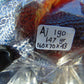 147 gr 160x70x43 mm The *Salamander* (mystical fire lizard) carving on *Indonesian Blue Amber*for Healing AJ190