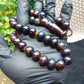 47 gr Hand Tasbih 33+3 Beads 12 mm Indonesian Black Blue Red Amber for Healing 25TBS12