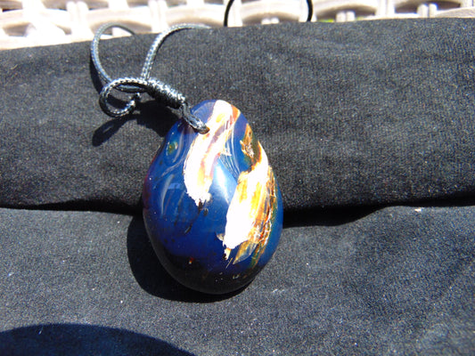 25 gram Pendant Indonesian Blue Amber for Healing 26Y222