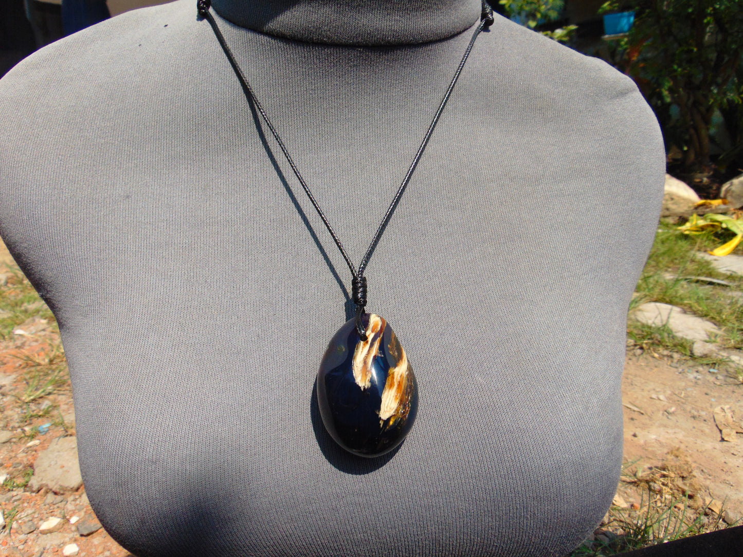 25 gram Pendant Indonesian Blue Amber for Healing 26Y222