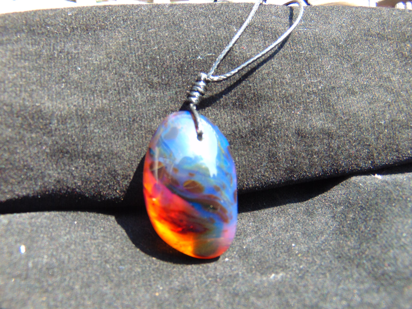 7 gram Pendant Indonesian Blue Amber for Healing 26Y213