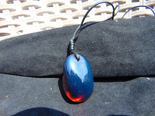 17 gram Pendant Indonesian AAAA Blue Amber for Healing 26Y250