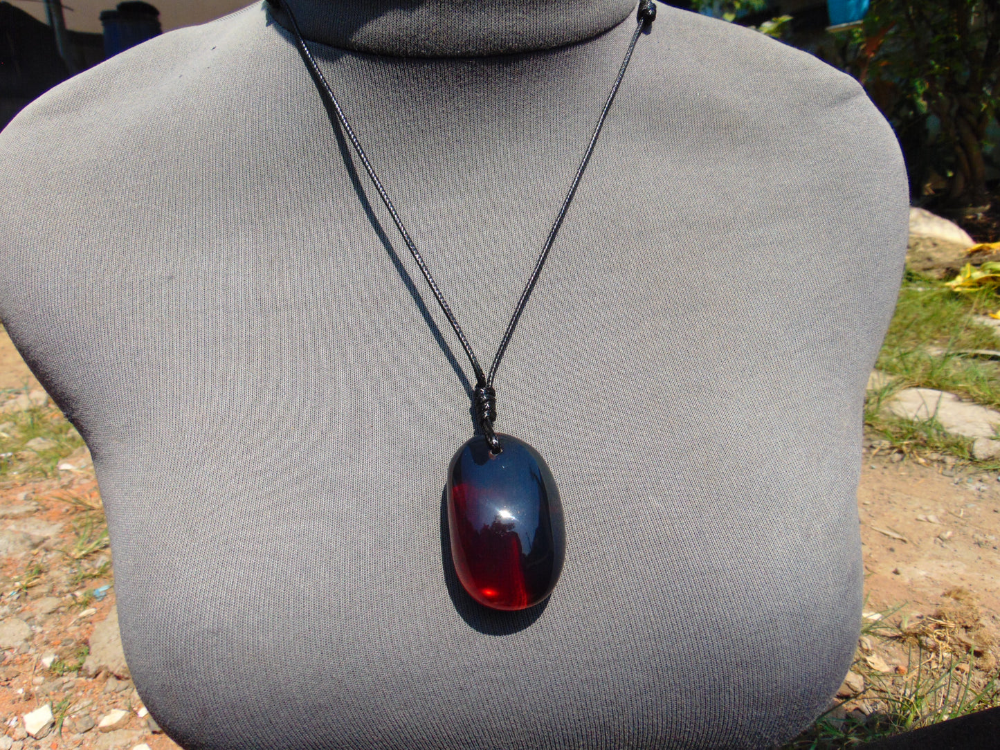 17 gram Pendant Indonesian AAAA Blue Amber for Healing 26Y250