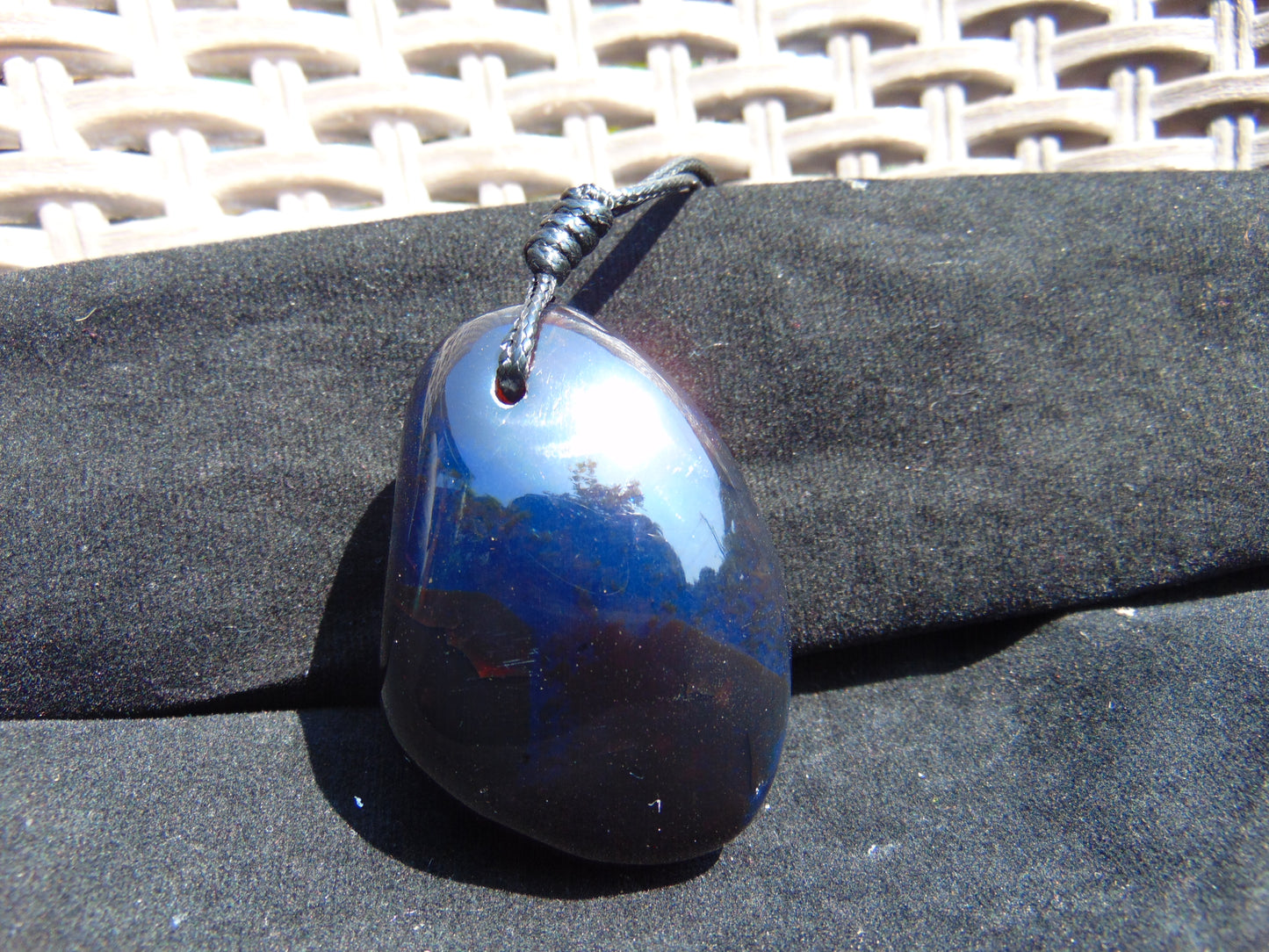 40 gram Pendant Indonesian Blue Amber for Healing 26Y235