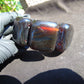 159 gr 7 Square Beads Bangle Indonesian Sumatra Dark Amber for Healing FR128
