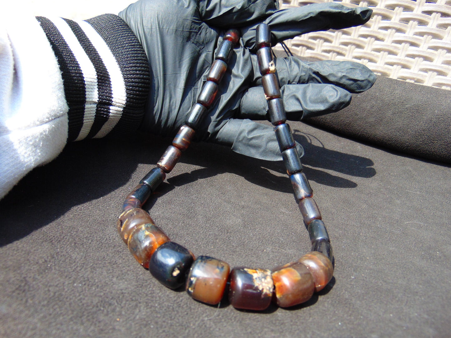 42 gram Small Beads Combination Necklace Indonesian Amber for Healing A917