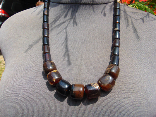 42 gram Small Beads Combination Necklace Indonesian Amber for Healing A917