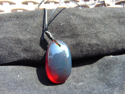 8,4 gram Pendant Indonesian Blue Amber for Healing 25N449