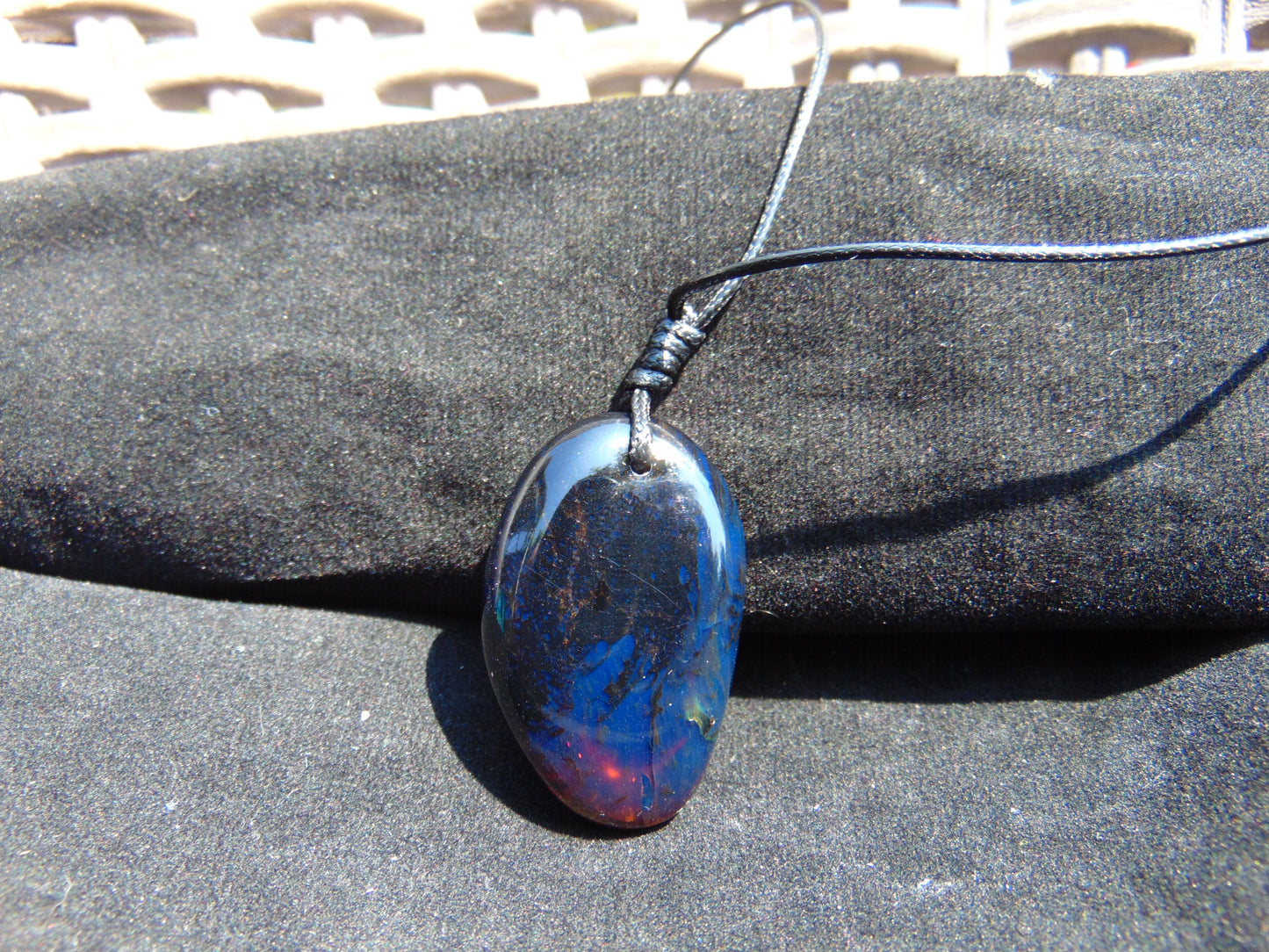6 gram Pendant Indonesian Blue Amber for Healing PBN553
