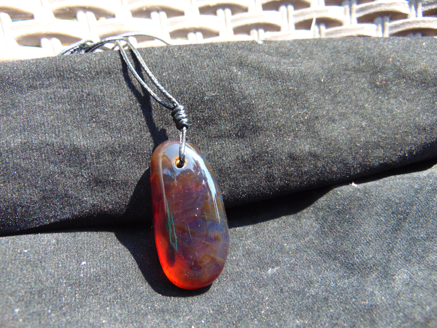 9,4 gram Pendant Indonesian Blue Amber for Healing 25N448