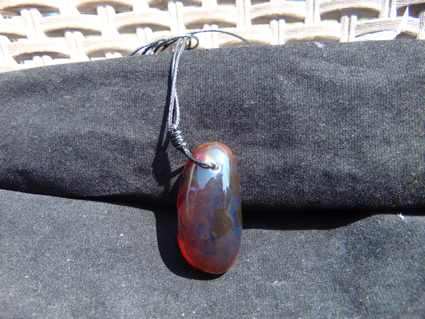 9,4 gram Pendant Indonesian Blue Amber for Healing 25N448