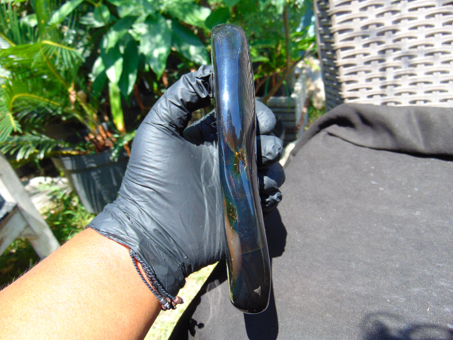 236 gram Slab polished Indonesian Cherry Red Amber for Healing ML79