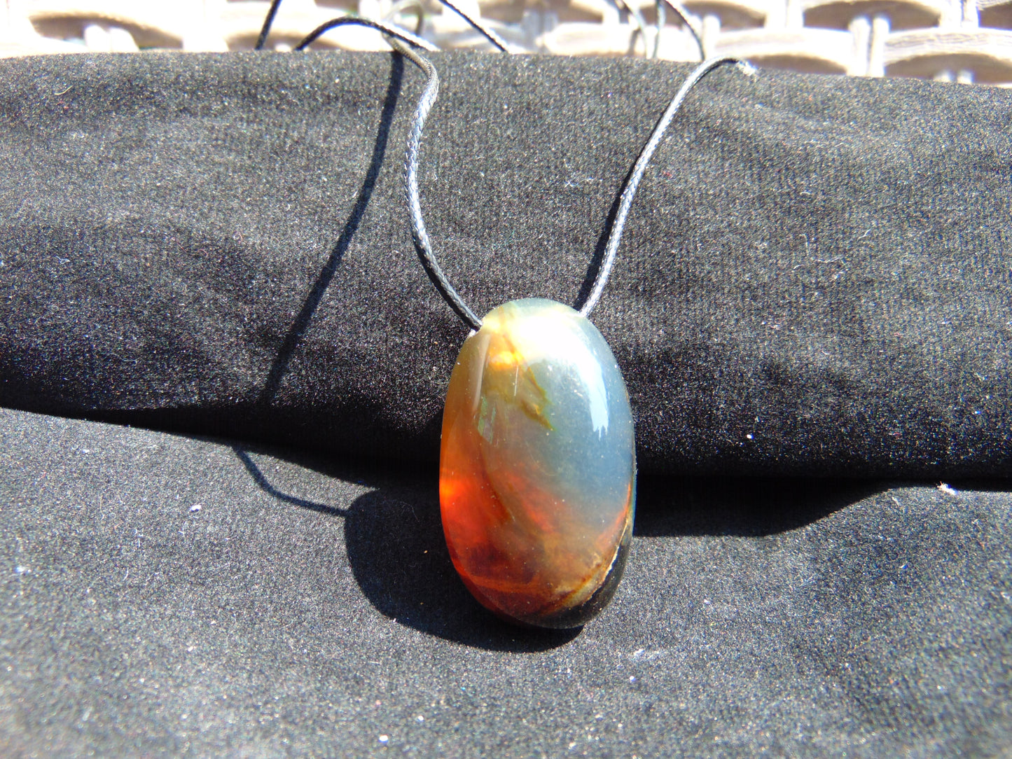 11 gram Pendant Indonesian Blue Amber for Healing PB291