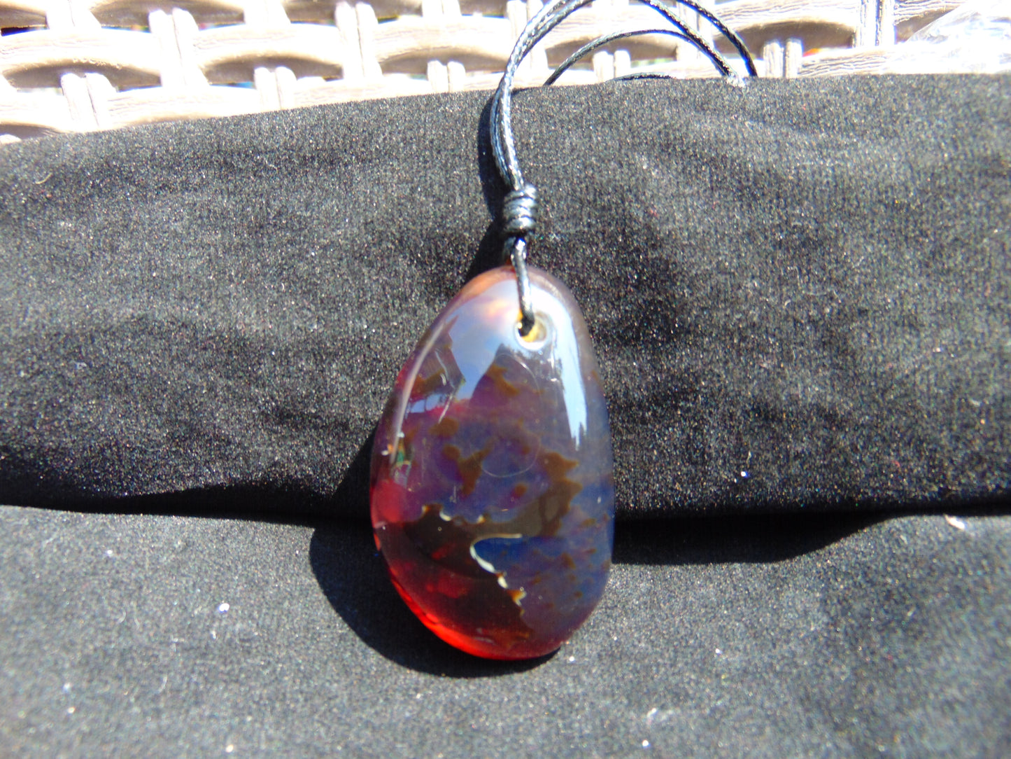 15,8 gram Pendant Indonesian Blue Amber for Healing 25N451