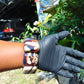 128 gr 7 Square Beads Bangle Indonesian Sumatra White Blue Amber for Healing FR130