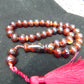 49 gr Hand Tasbih 33+3 Beads 12 mm Indonesian Cherry Red Amber for Healing 25TBS9