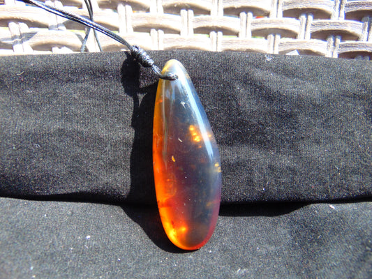 15 gram Pendant Indonesian Blue Amber for Healing PCA116