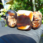 148 gr 7 Square Beads Bangle Indonesian Sumatra Dark Amber for Healing FR129