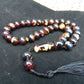 46 gr Hand Tasbih 33+3 Beads 12 mm Indonesian Black Red Blue Amber for Healing 25TBS10